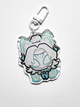 White Fox Keychain